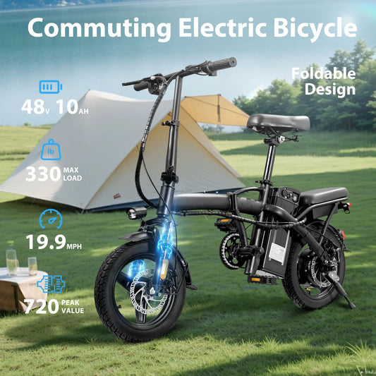 electric bicycle, foldable