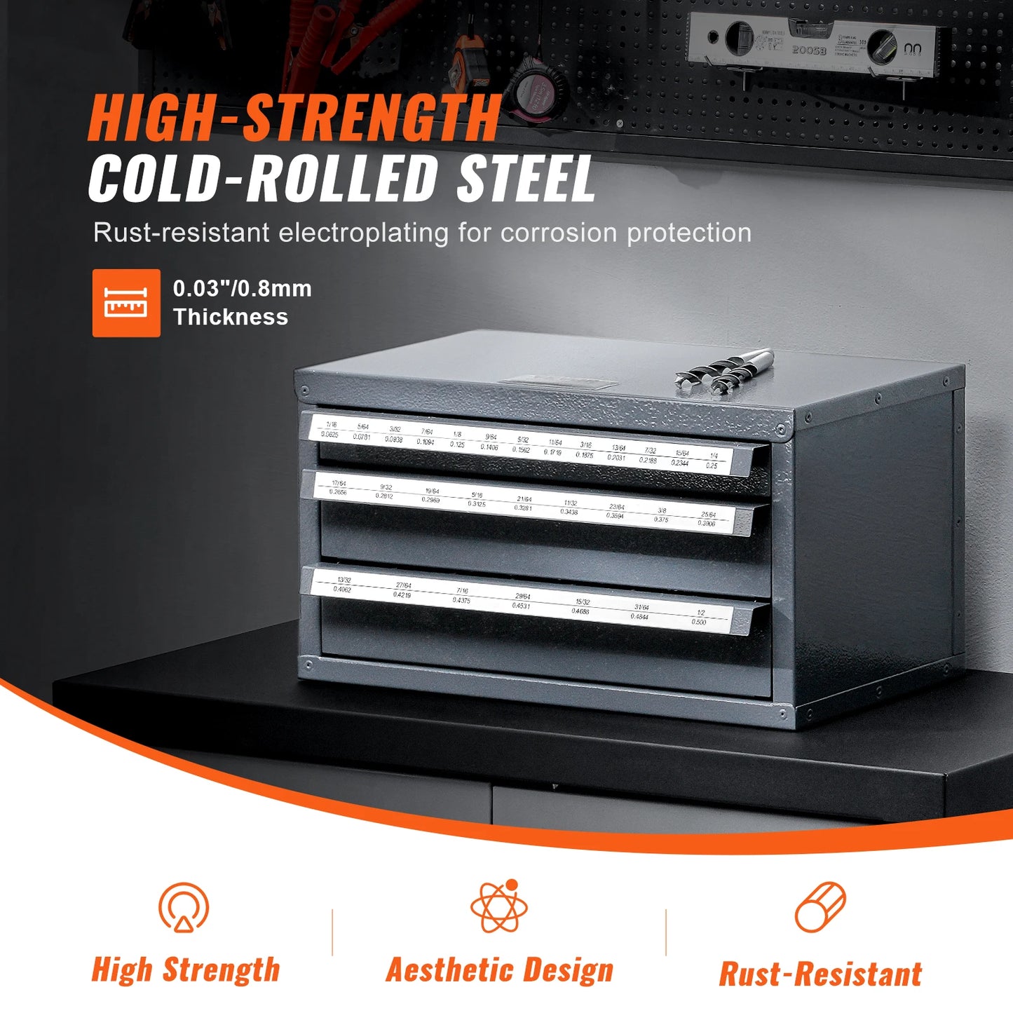Drill Dispenser Organizer Cabinet
