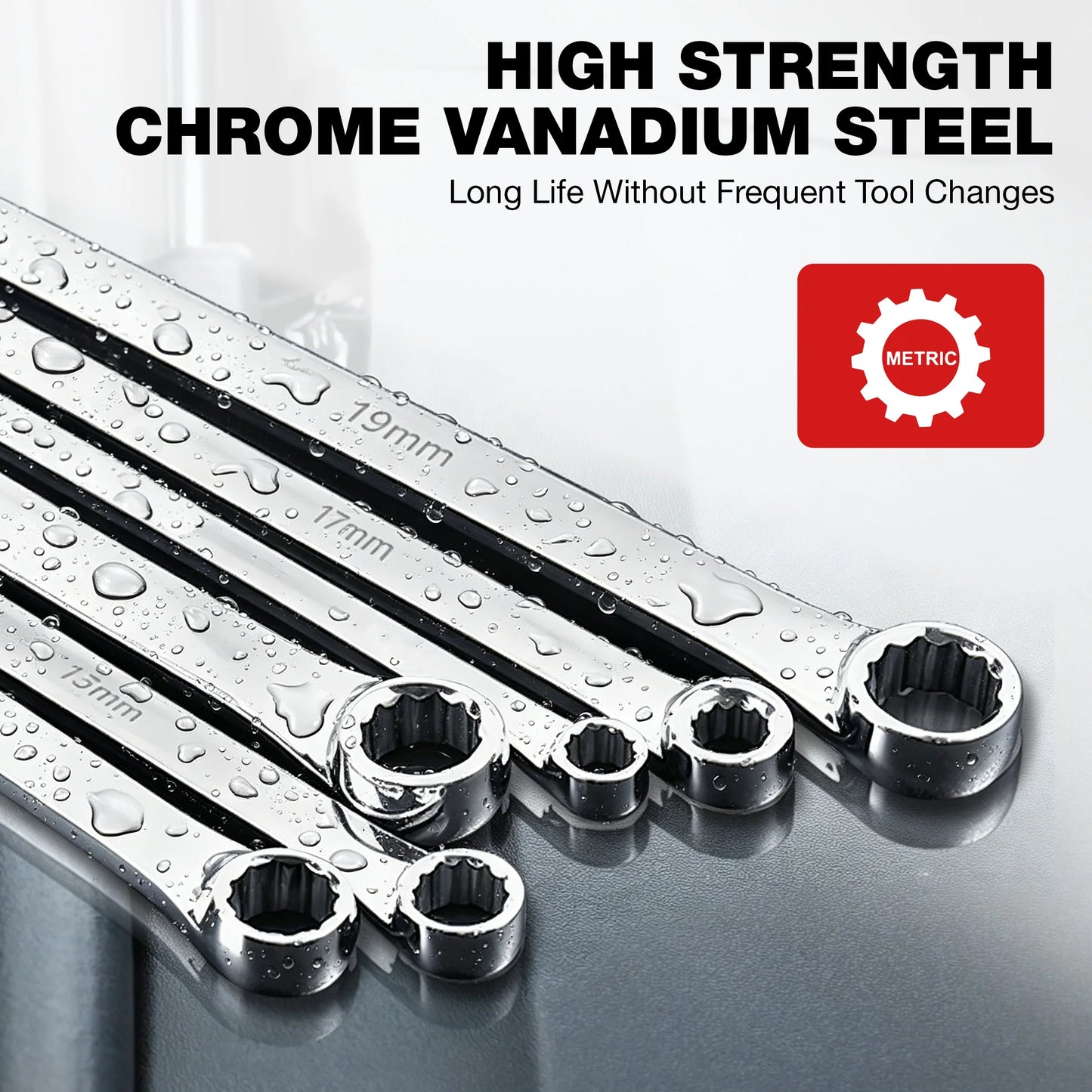Extra Long Wrench Set Metric
