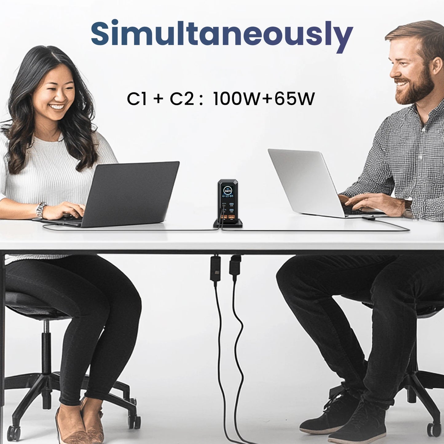 240W GaN Fast Charging Station