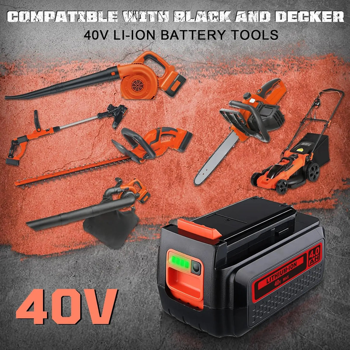 Lithium Battery Replace for Black and Decker LBX204 LCS1240