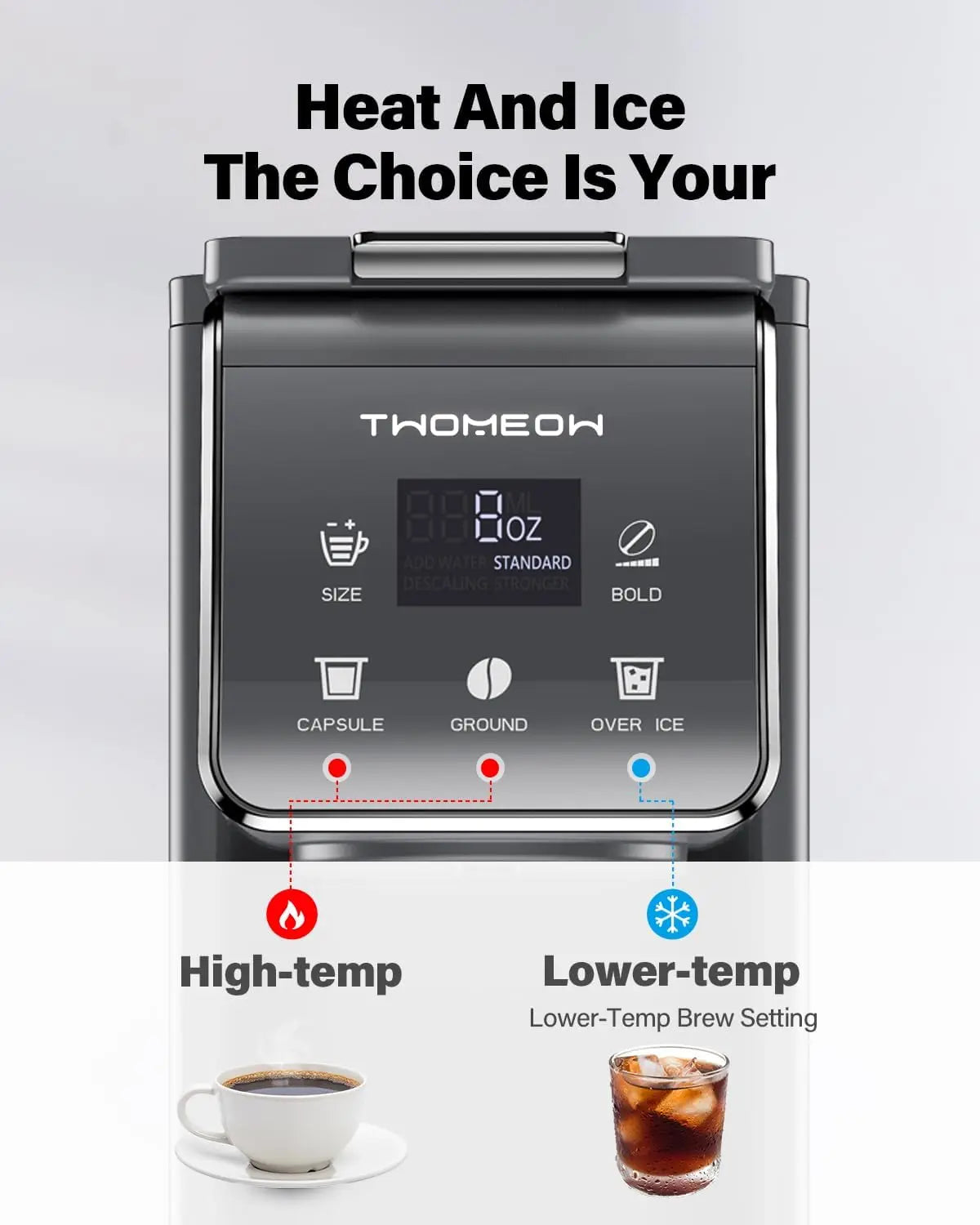 Hot & Iced Coffee Maker