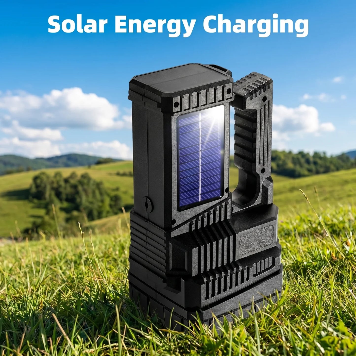 Solar Rechargeable Handheld Spotlight