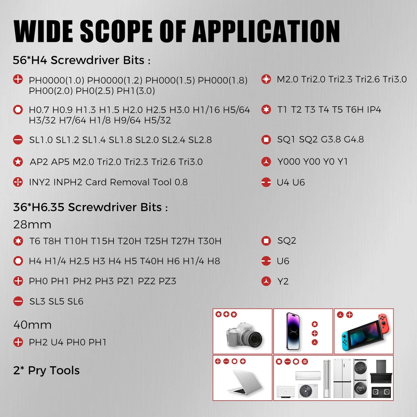 100in1 Ratchet Screwdriver Set Magnetic Bits