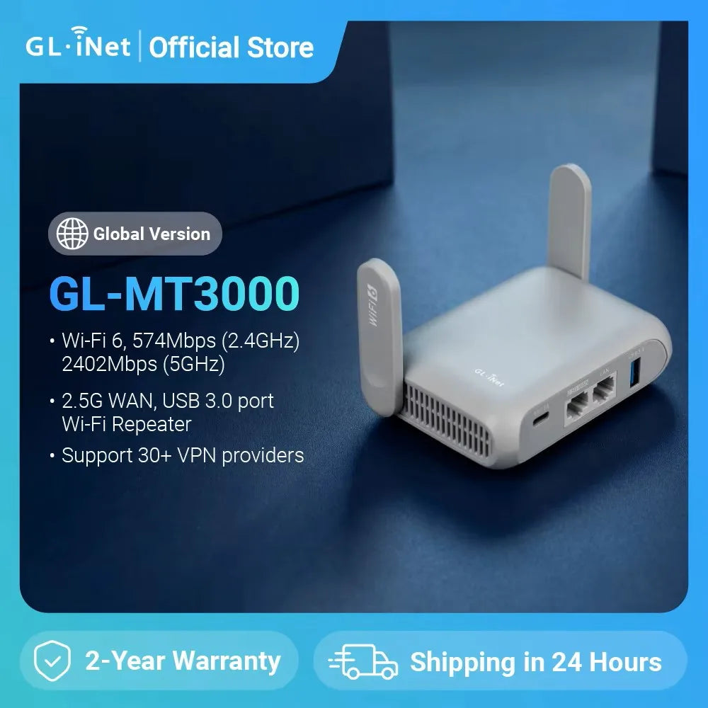 Wi-Fi 6 Wireless Travel Router