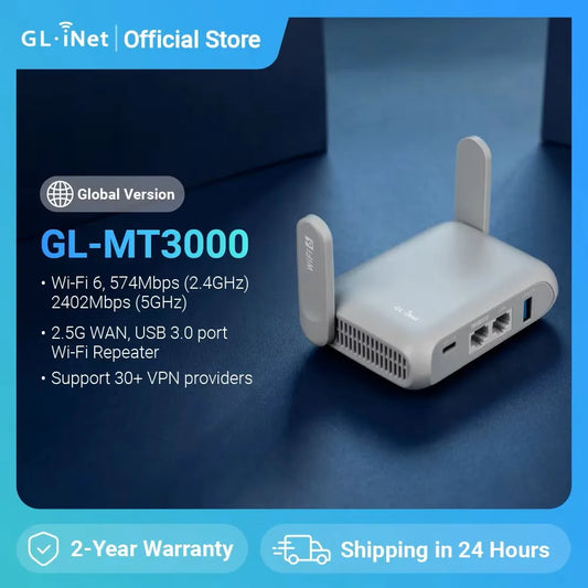 Wi-Fi 6 Wireless Travel Router