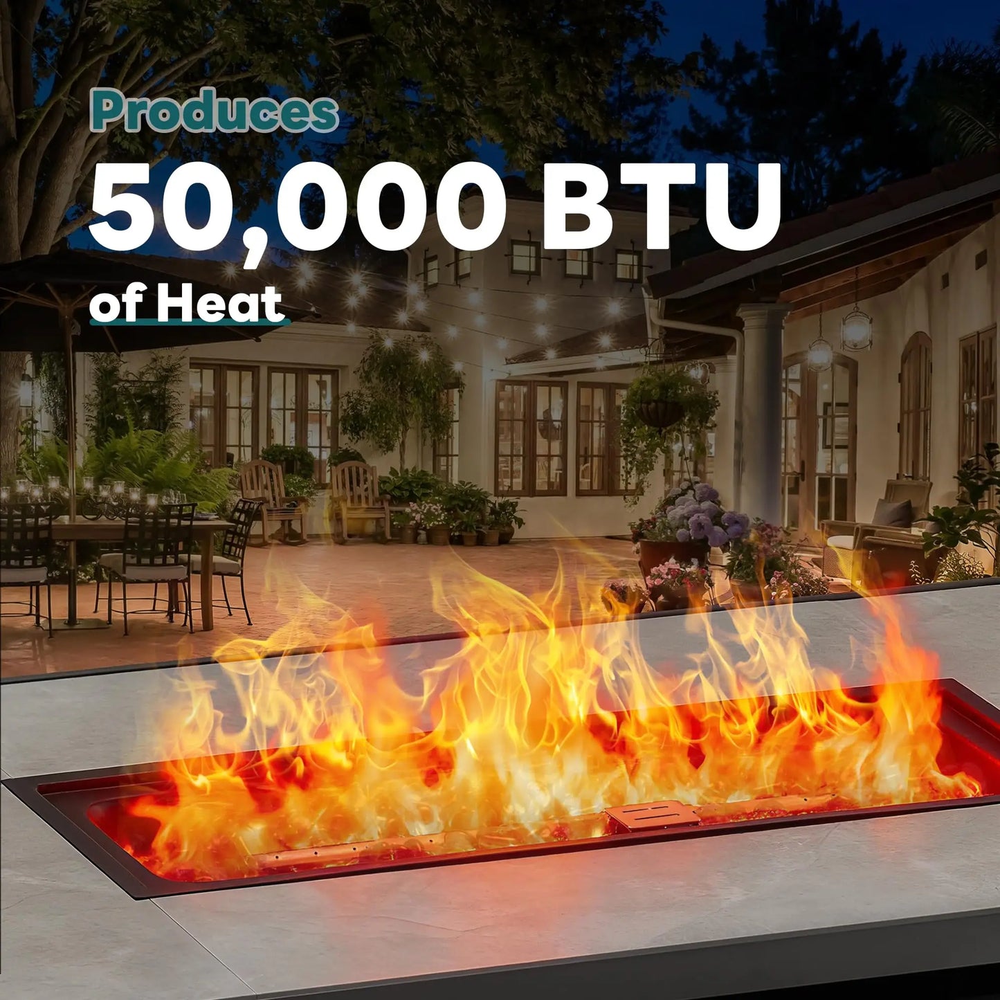 43 Inch Outdoor Propane Fire Pit
