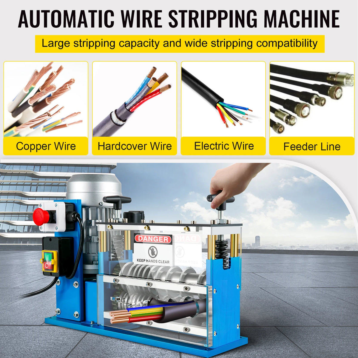 Electric Wire Stripping Machine