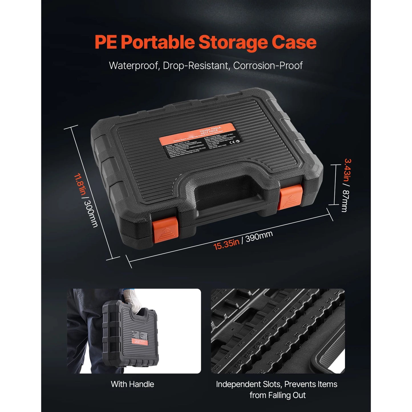 Bit Socket Set 107-Piece SAE and Metric
