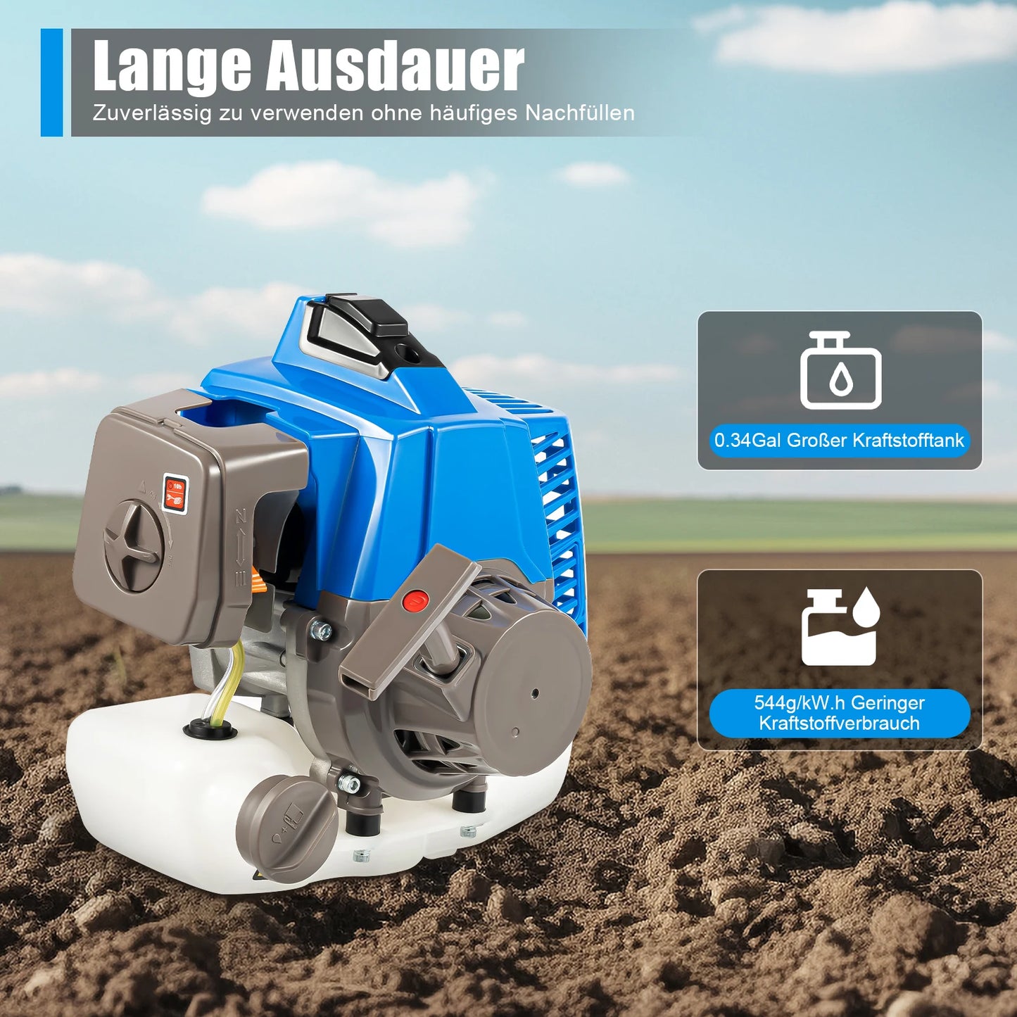 63CC Post Hole Digger; 2-Stroke