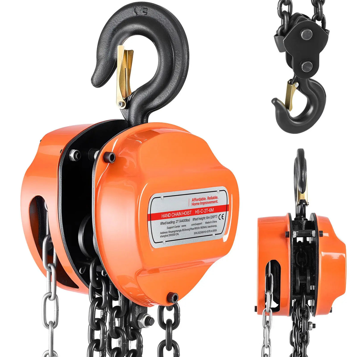 Hand Chain Hoist, 2 Ton