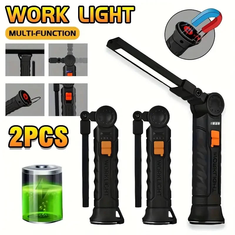 Folding Work Light Rechargeable Magnetic