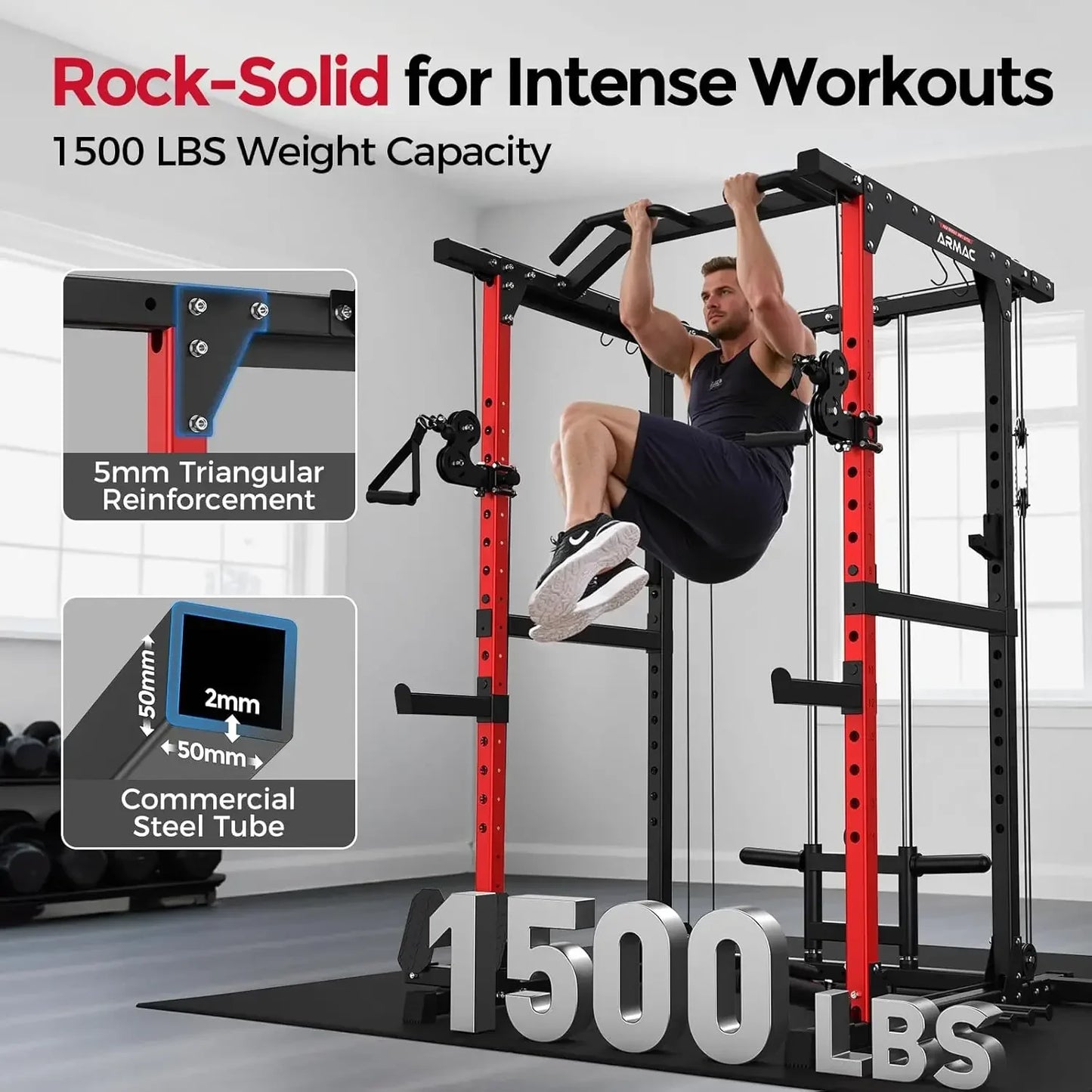 1500lbs Multi-Function Power Rack
