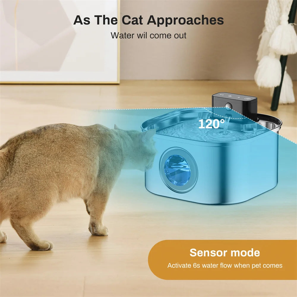 3.2L Automatic Pet Water Feeder with Motion Sensor