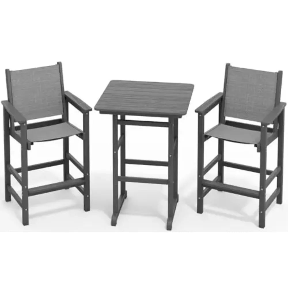 Adirondack Chairs and Bar Table Set