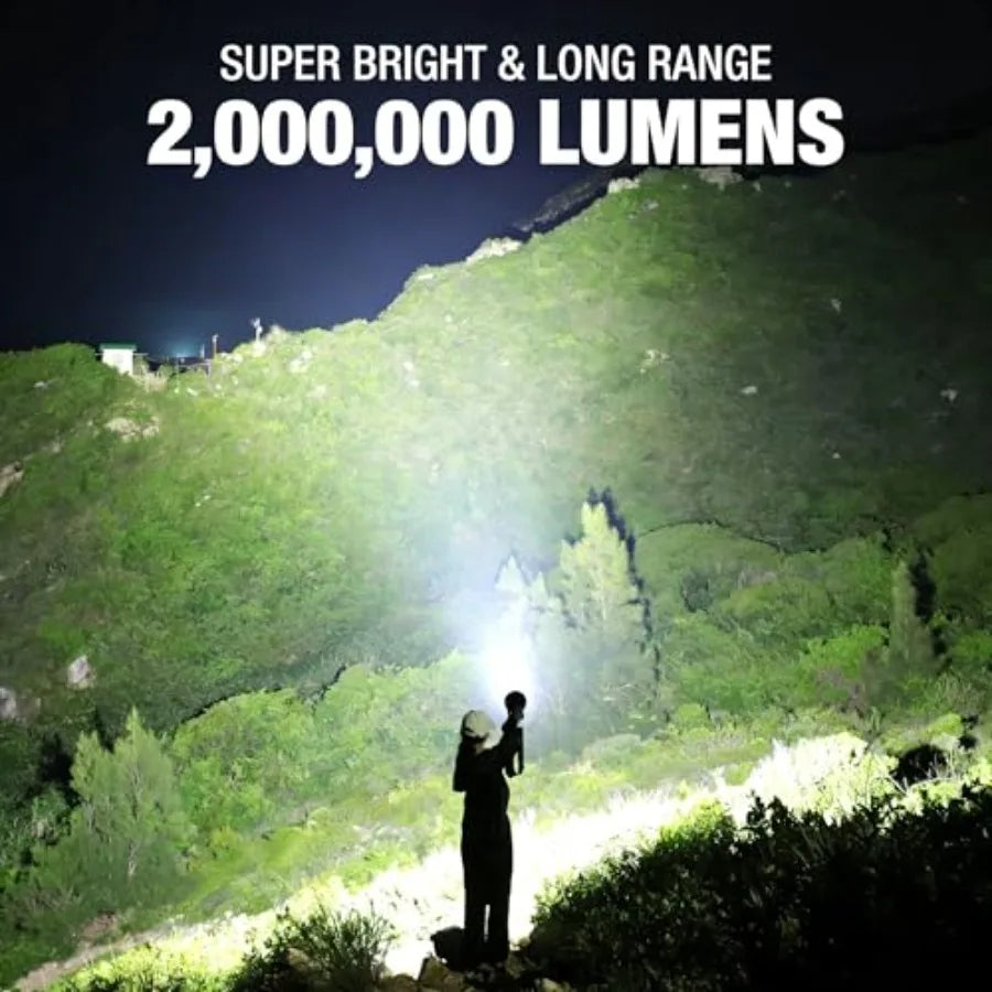 Rechargeable Spotlight 2000000 Lumens