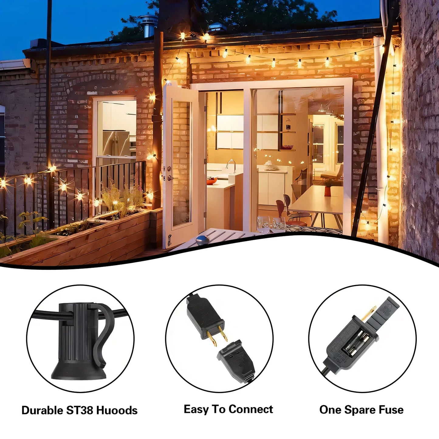 Solar String Lights 100FT