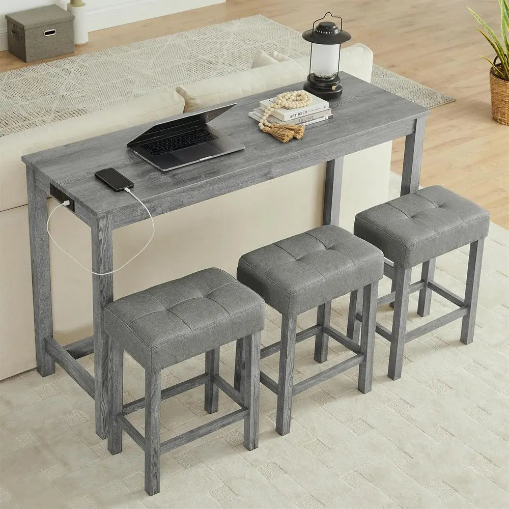 3-Person  Bar Table Set