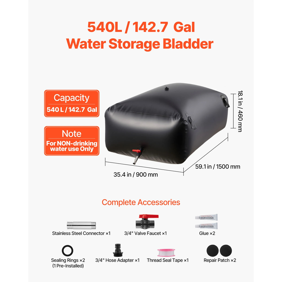 Water Storage Bladder