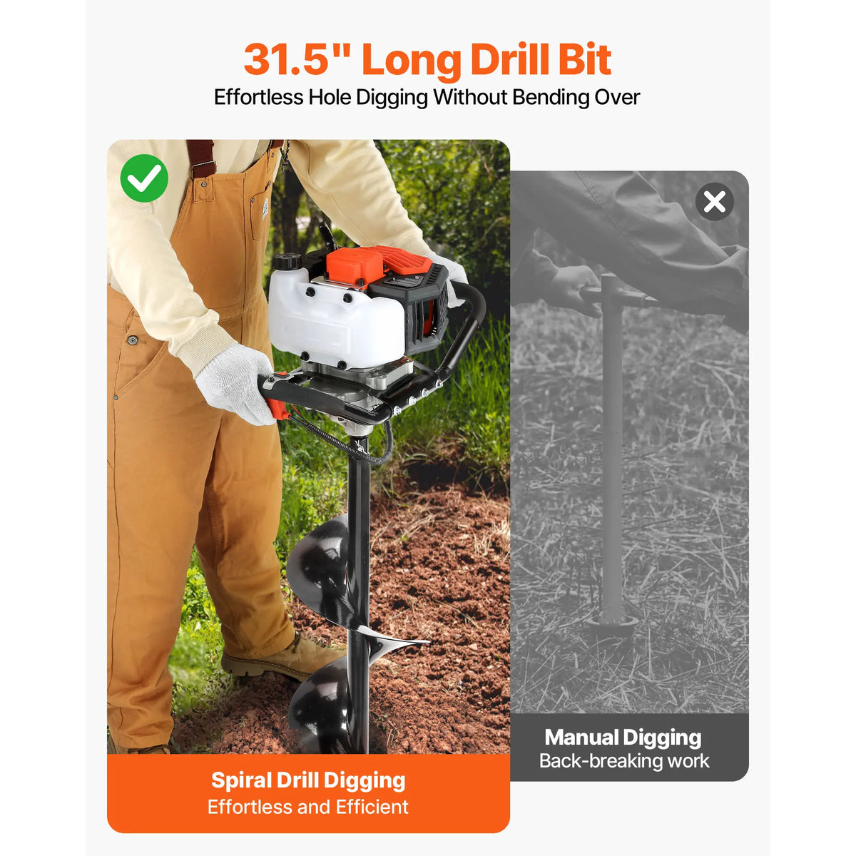 Gas Powered Post Hole Digger