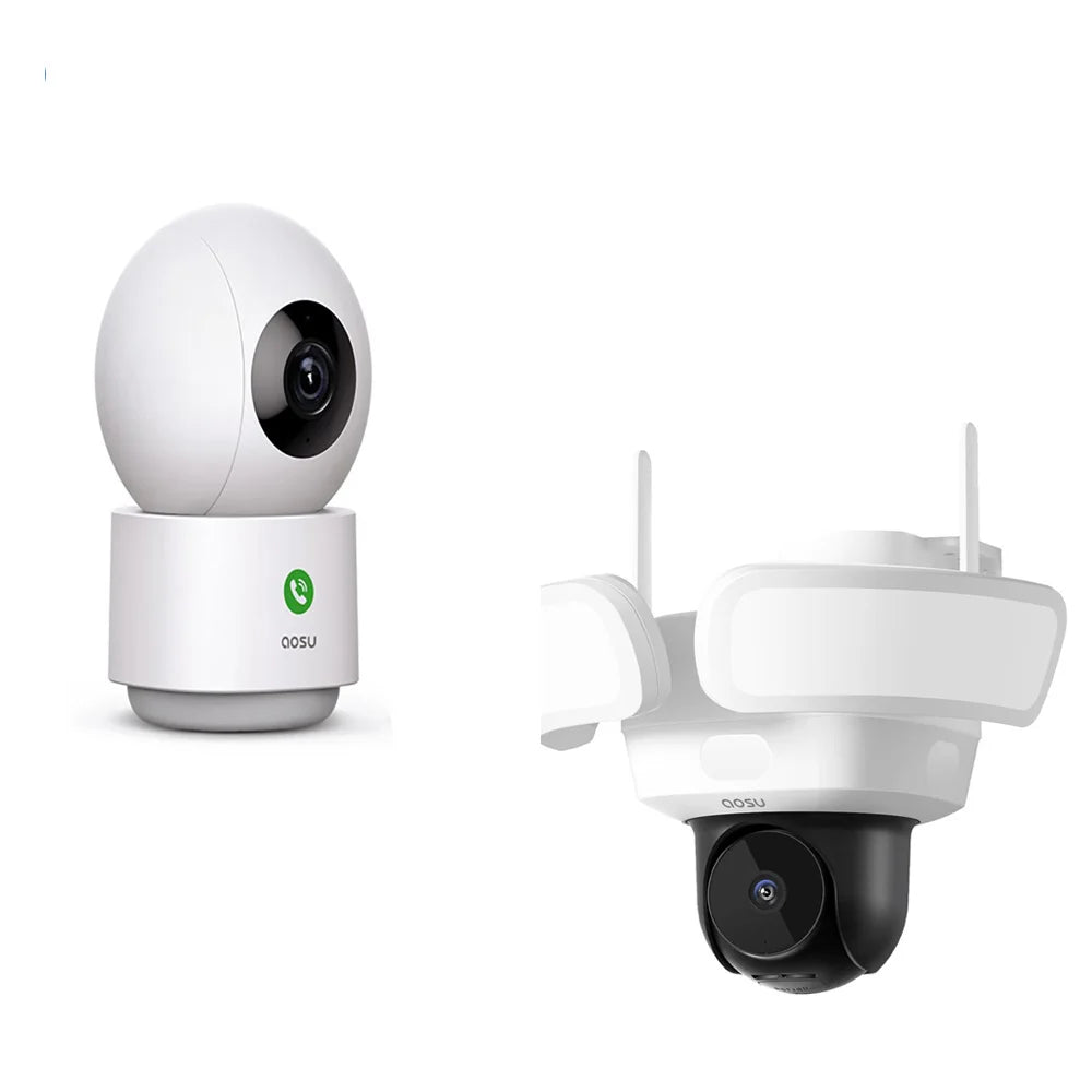 3K/5MP Floodlight Wifi Camera and 3MP Baby Monitor