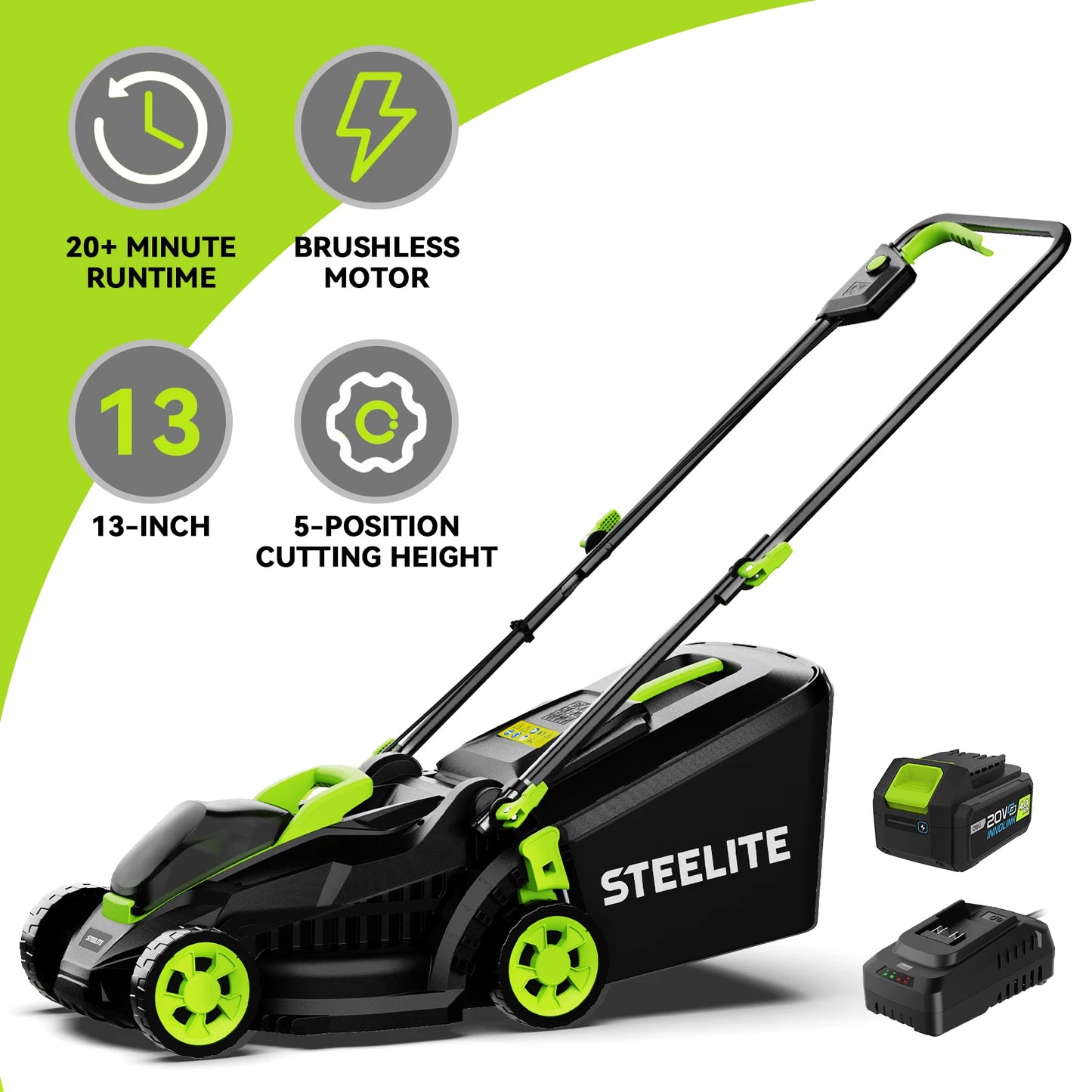 13" Electric Lawn Mower/Cordless