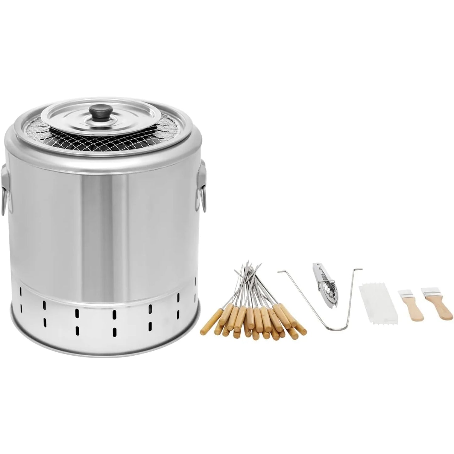 Smokeless Charcoal Hanging Grill