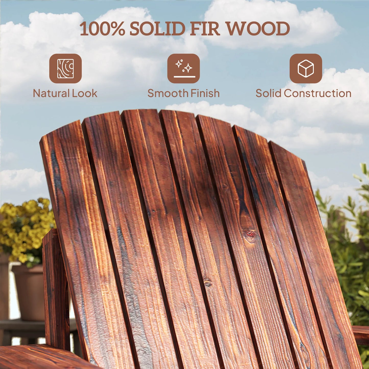 Wood Adirondack Chair