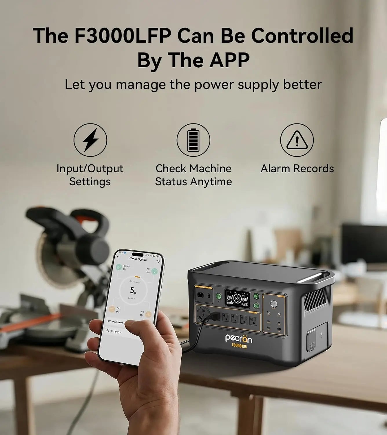 Portable Power Station Solar Generator, 3600W