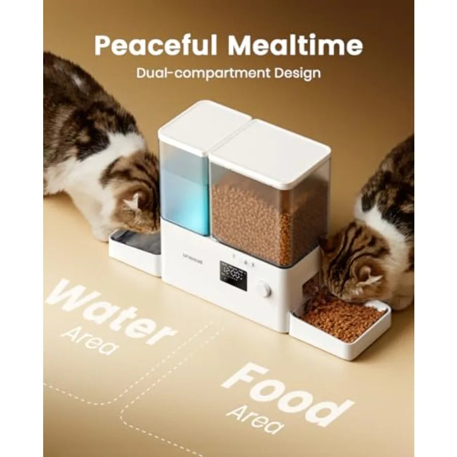 Automatic Cat Feeder and Water Dispenser,