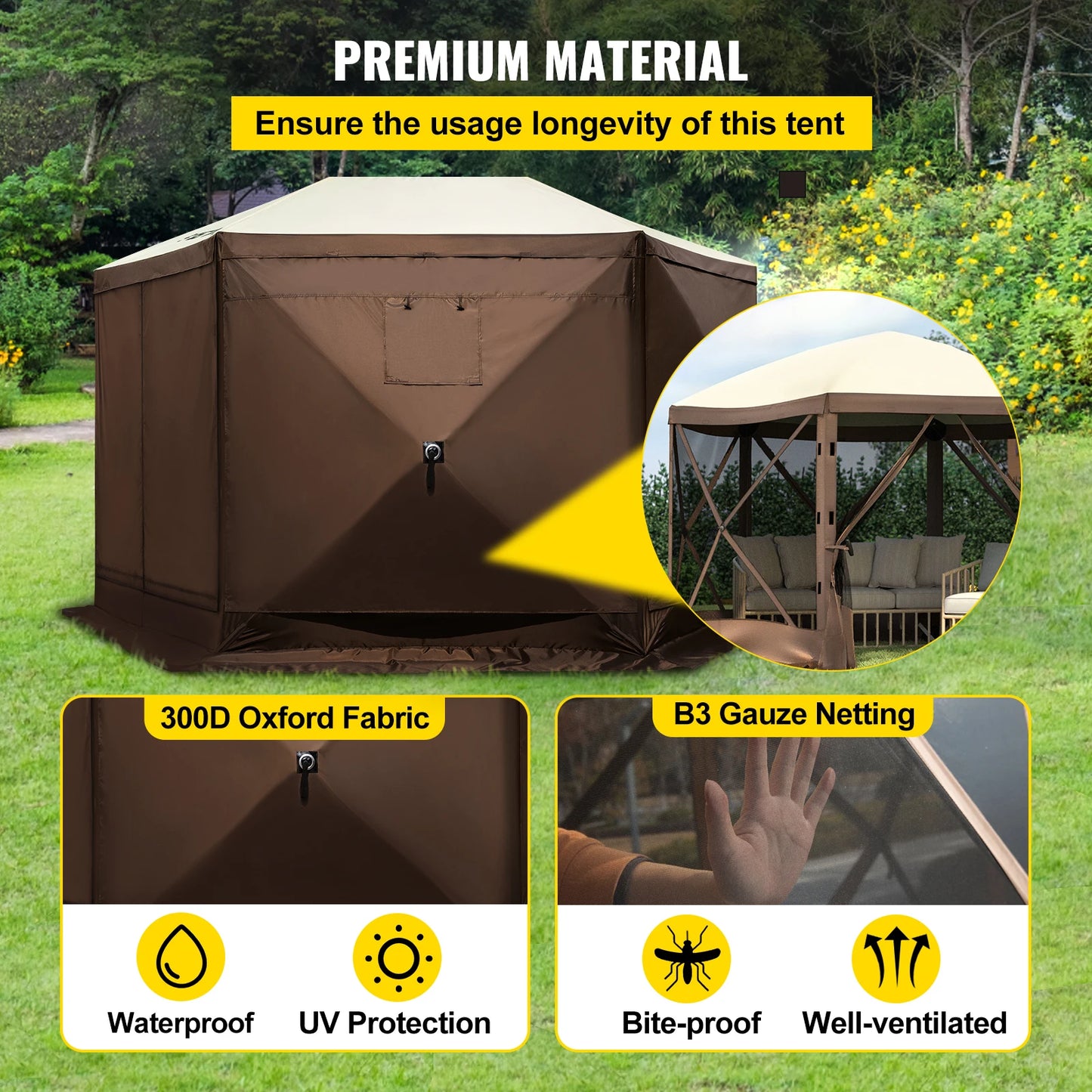 Pop-up Camping Sun Shade Tent