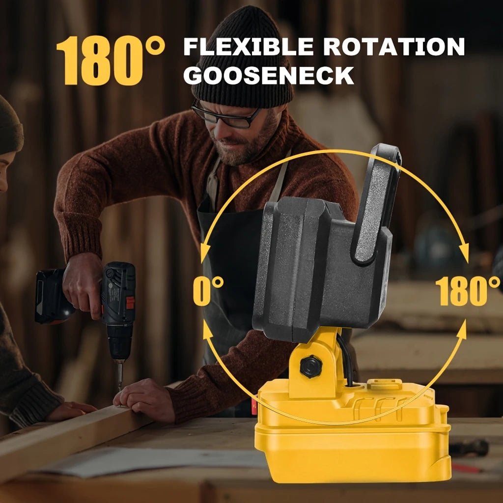 LED Work Light Compatible with Makita Battery