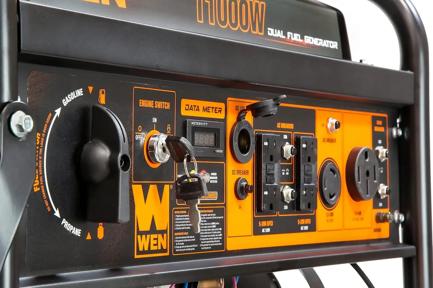 11000-Watt Backup Generator with Wheel Kit