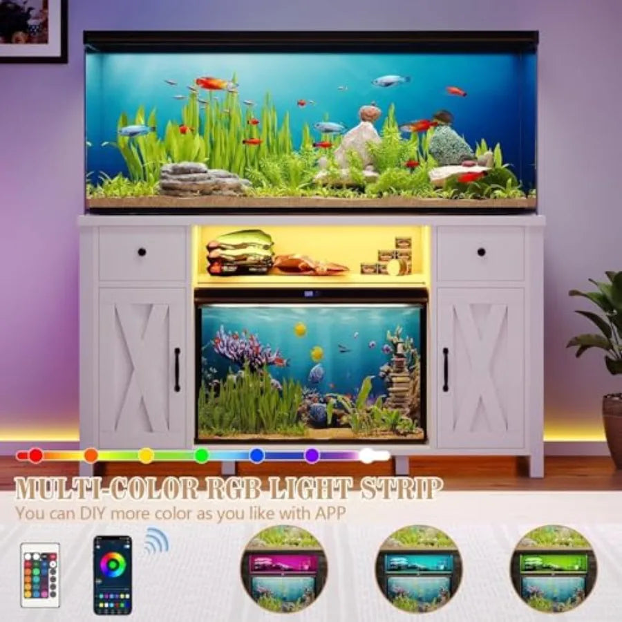 55-75 Gallon Aquarium Stand with Power Outlet