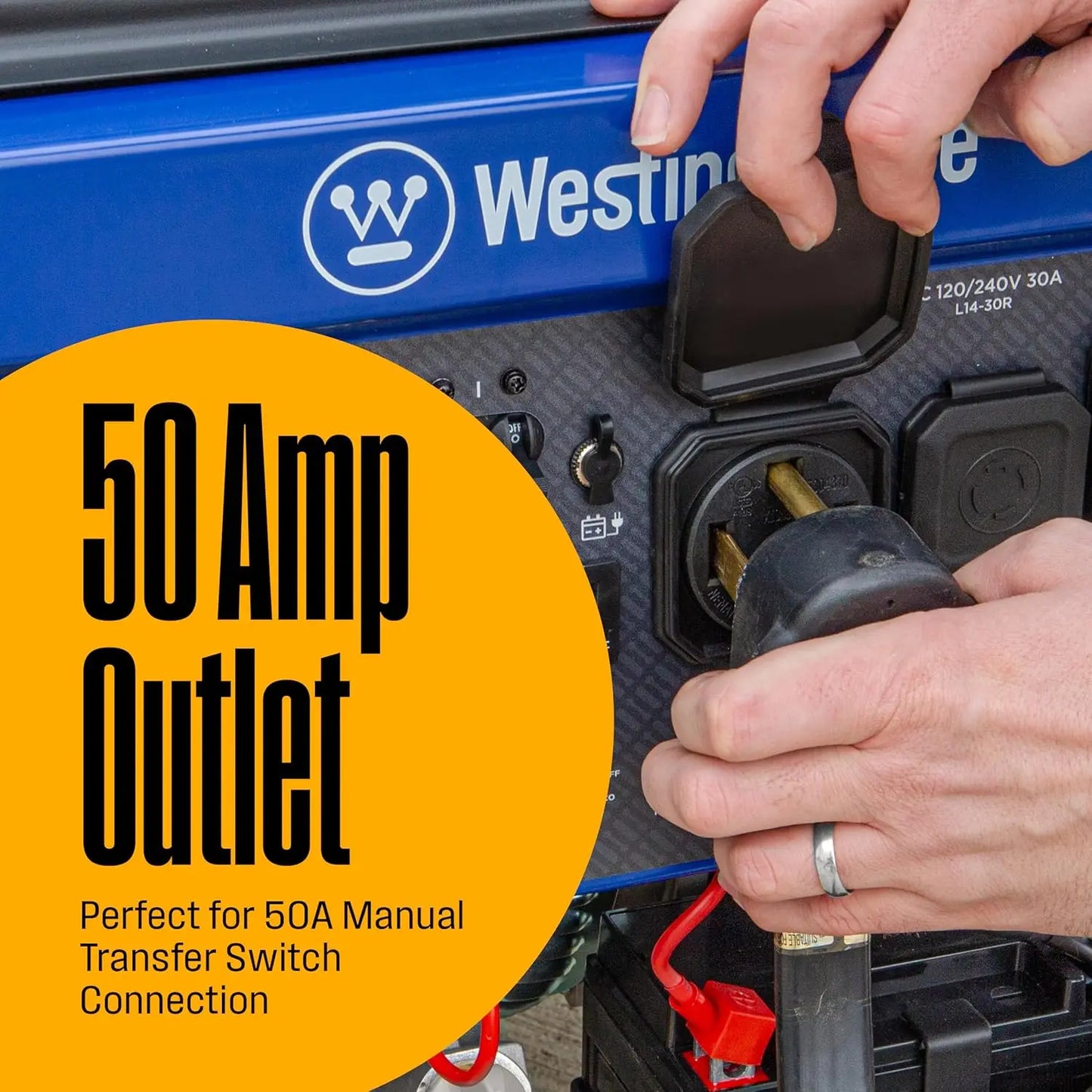 12500 Peak Watt Dual Fuel Home Backup Portable Generator