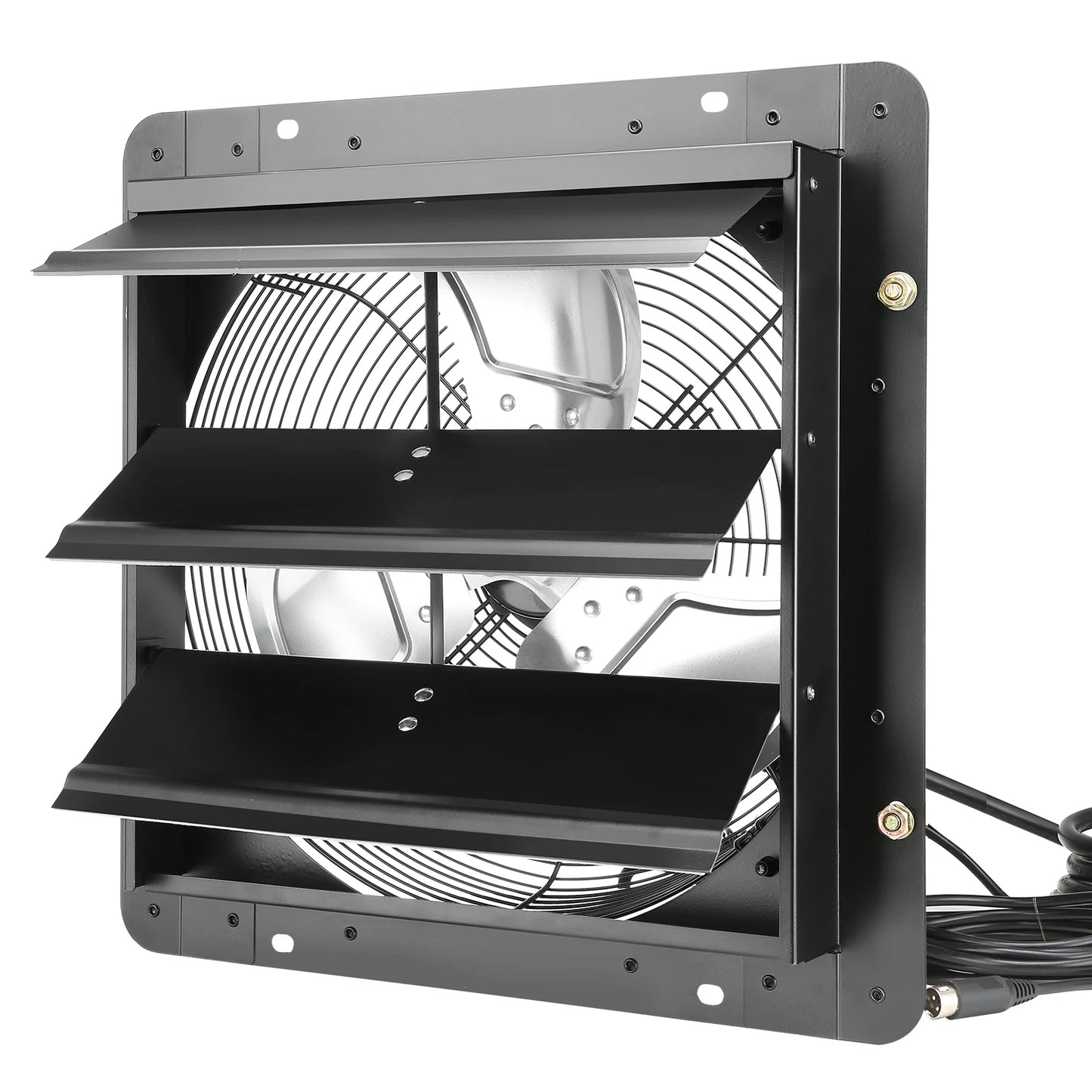 Wall Mount Attic Shutter Exhaust Fan AC