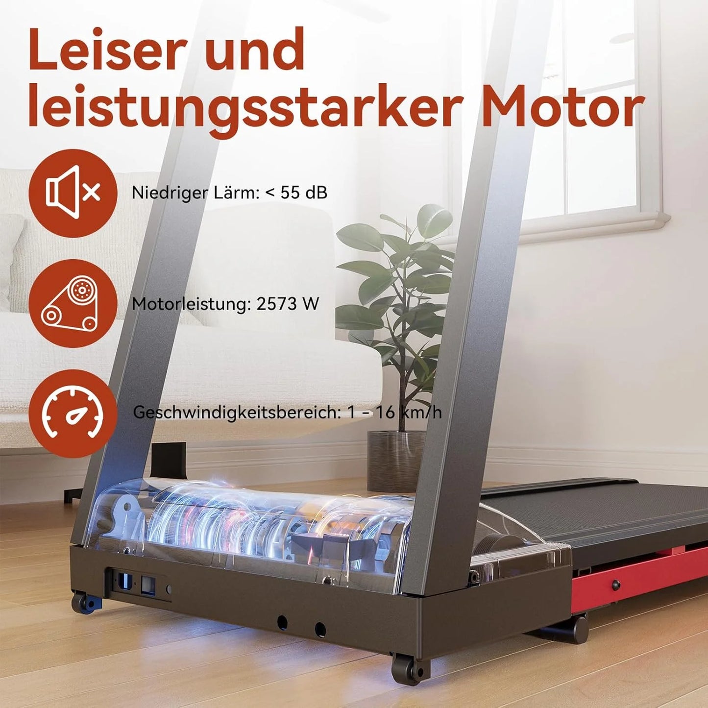 Foldable Treadmill  Adjustable