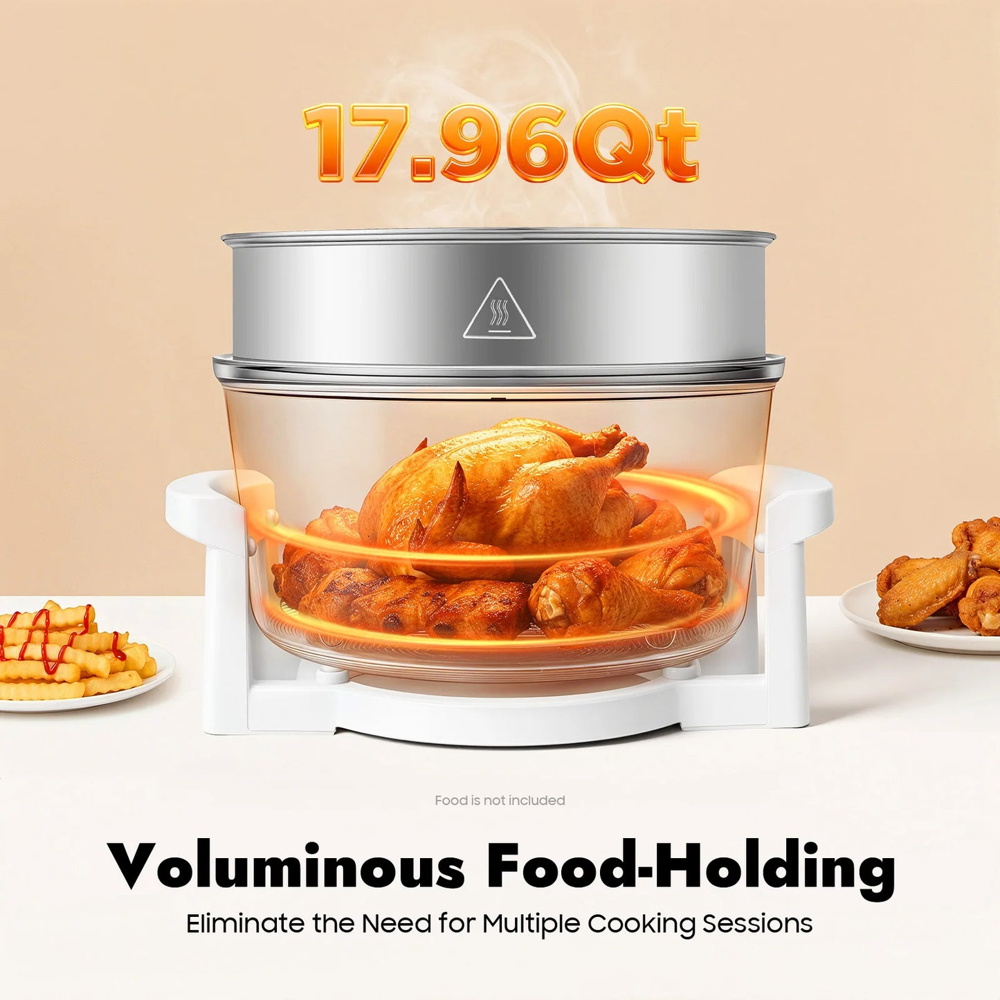 110V 17.96Qt Visual Air Fryer