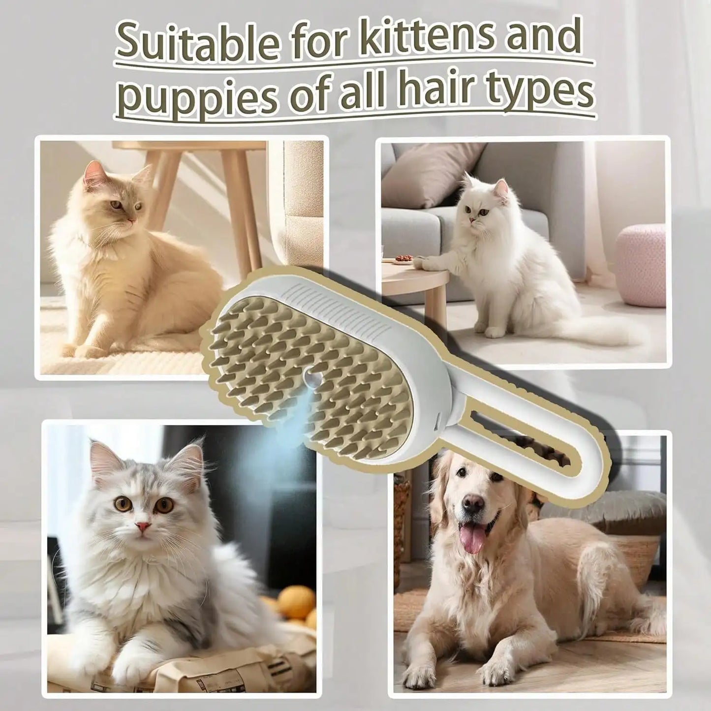 Steam Brush For Pets