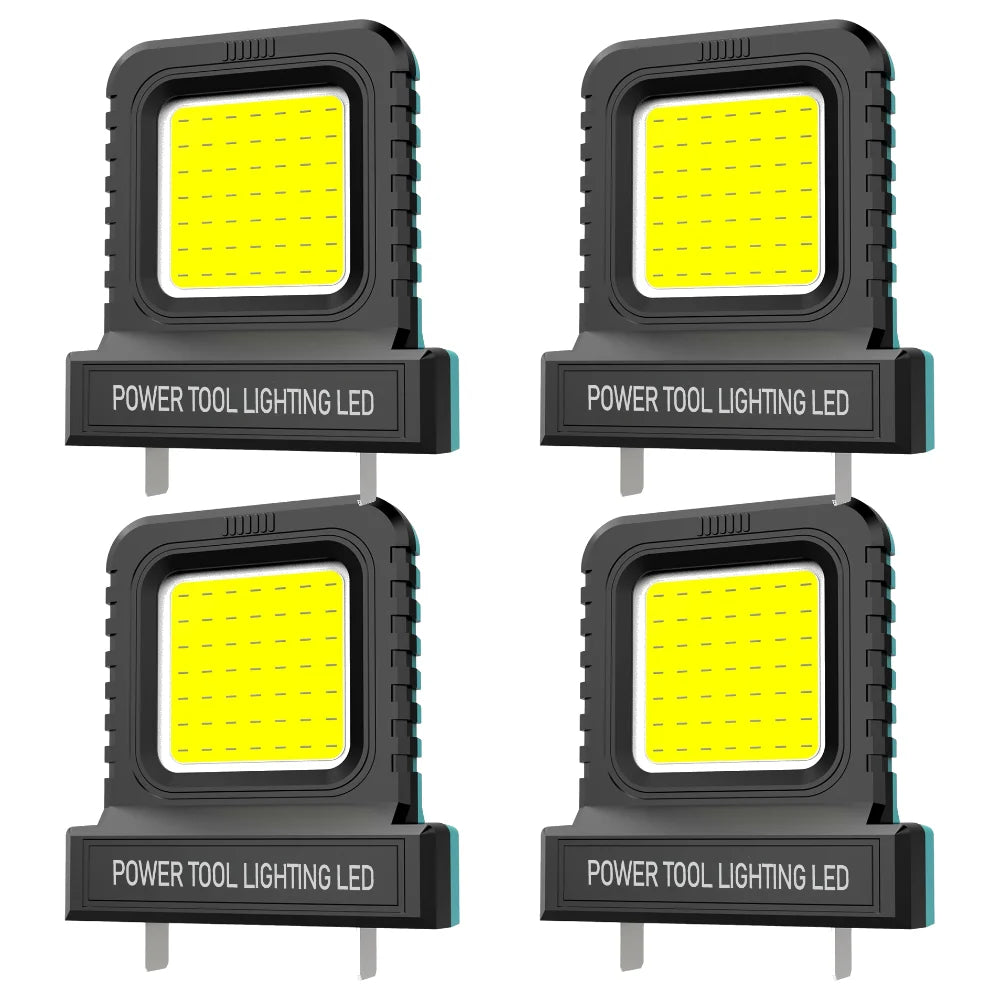 LED Work Light for Makita,Milwaukee,Dewalt,Bosch ,20V-21V Li-ion Battery
