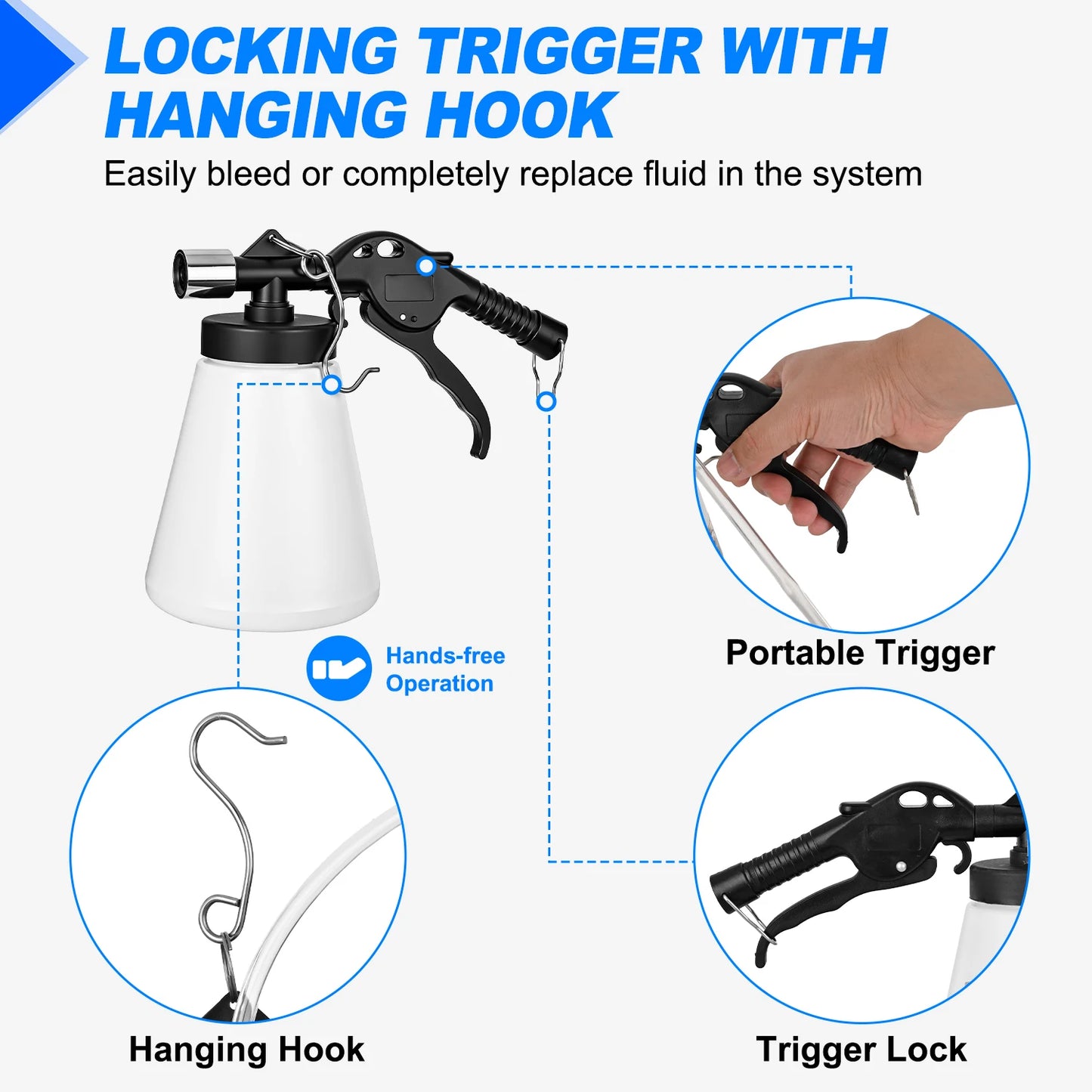 One Person Brake System Bleeding Tool