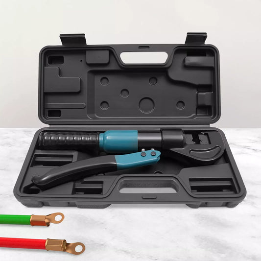 Hydraulic Hand Crimpe Wire Crimping Tool & 1/8" Dies Hydraulic Crimping Crimper