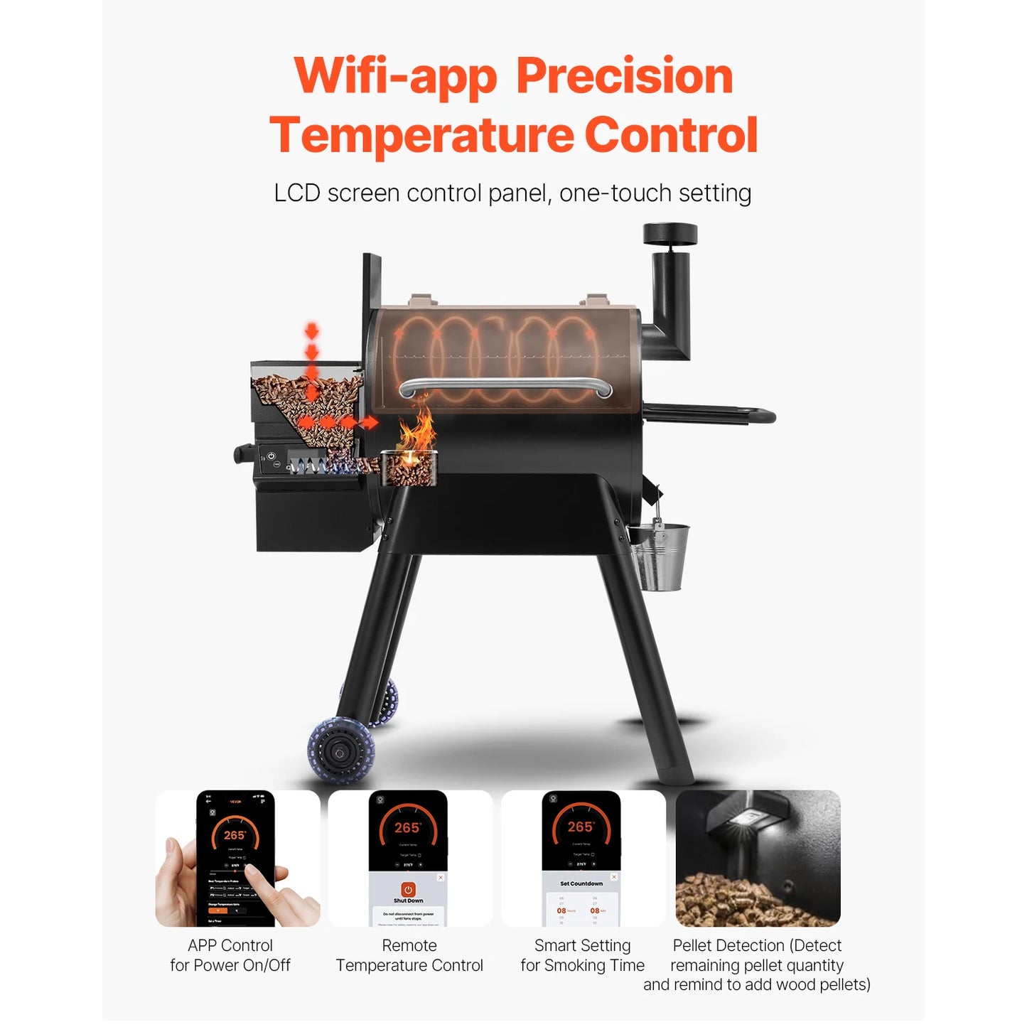 Wood Pellet Grill Smoker