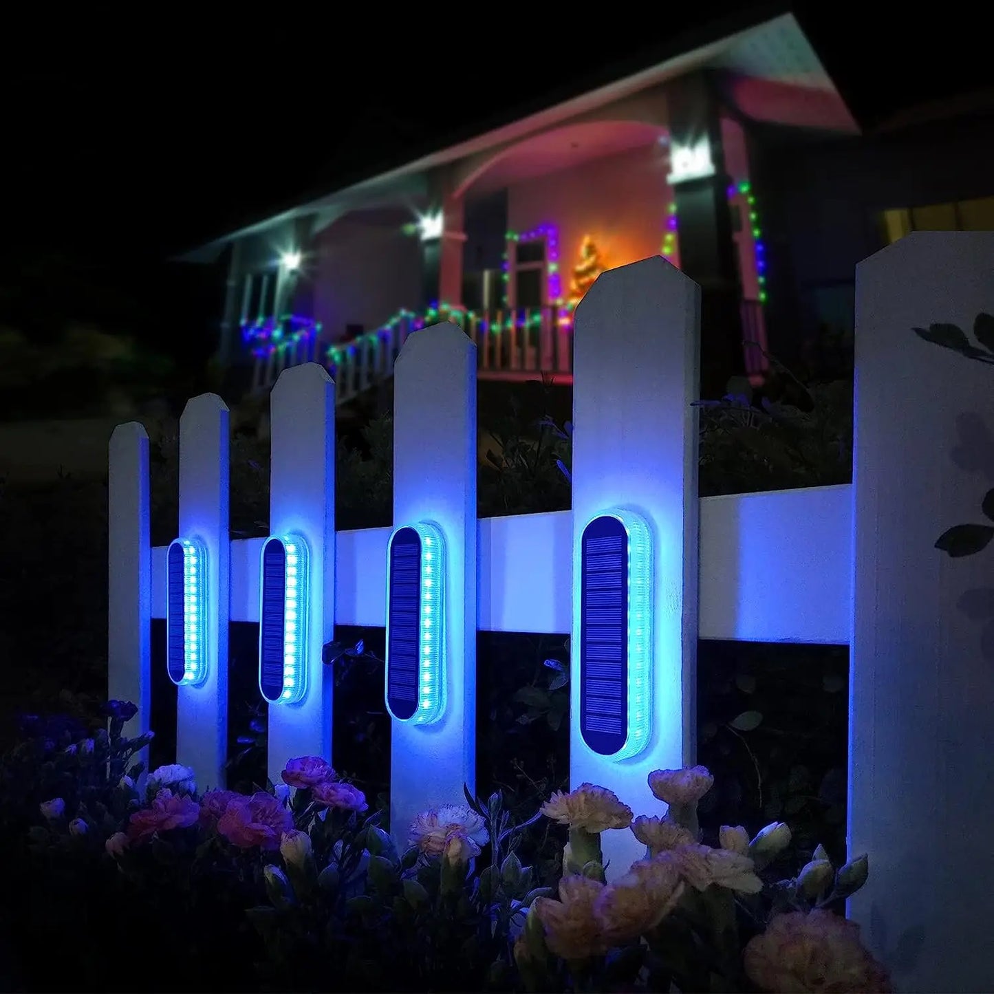 4 Pack Solar LED Deck Lights