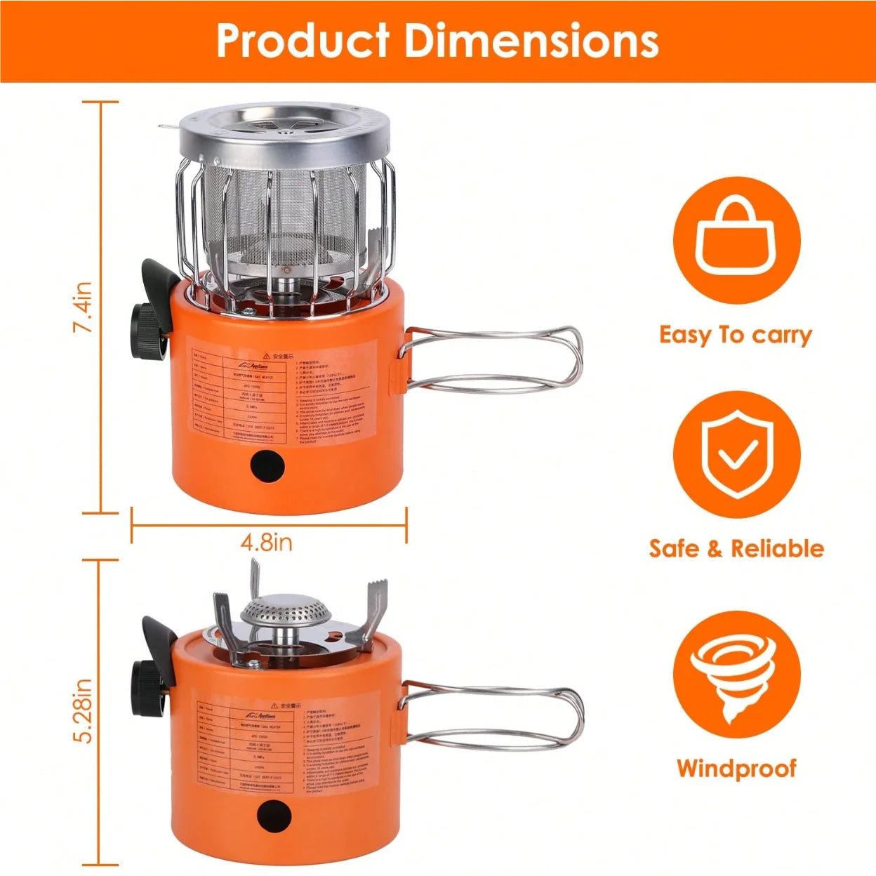 Portable Propane Heater Stove