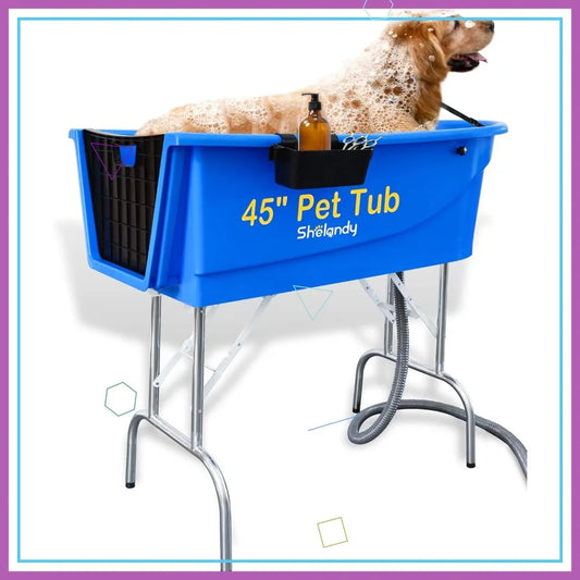 45 Inch Foldable Dog Wash Station