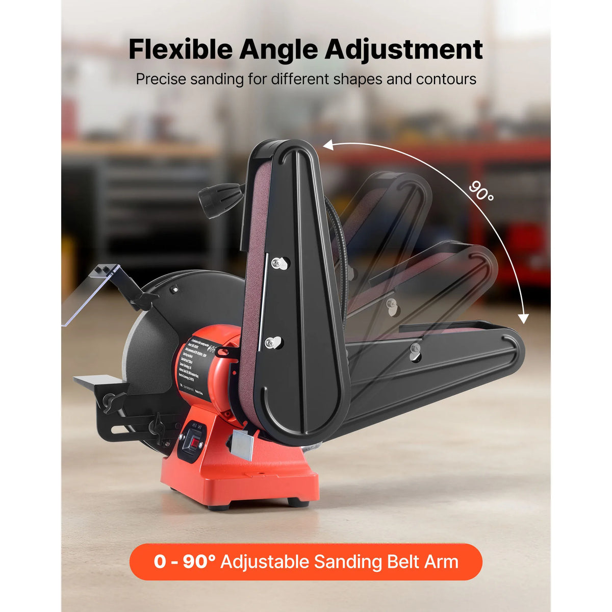 8" Bench Grinder & 2" x 28" Belt Sander Combo