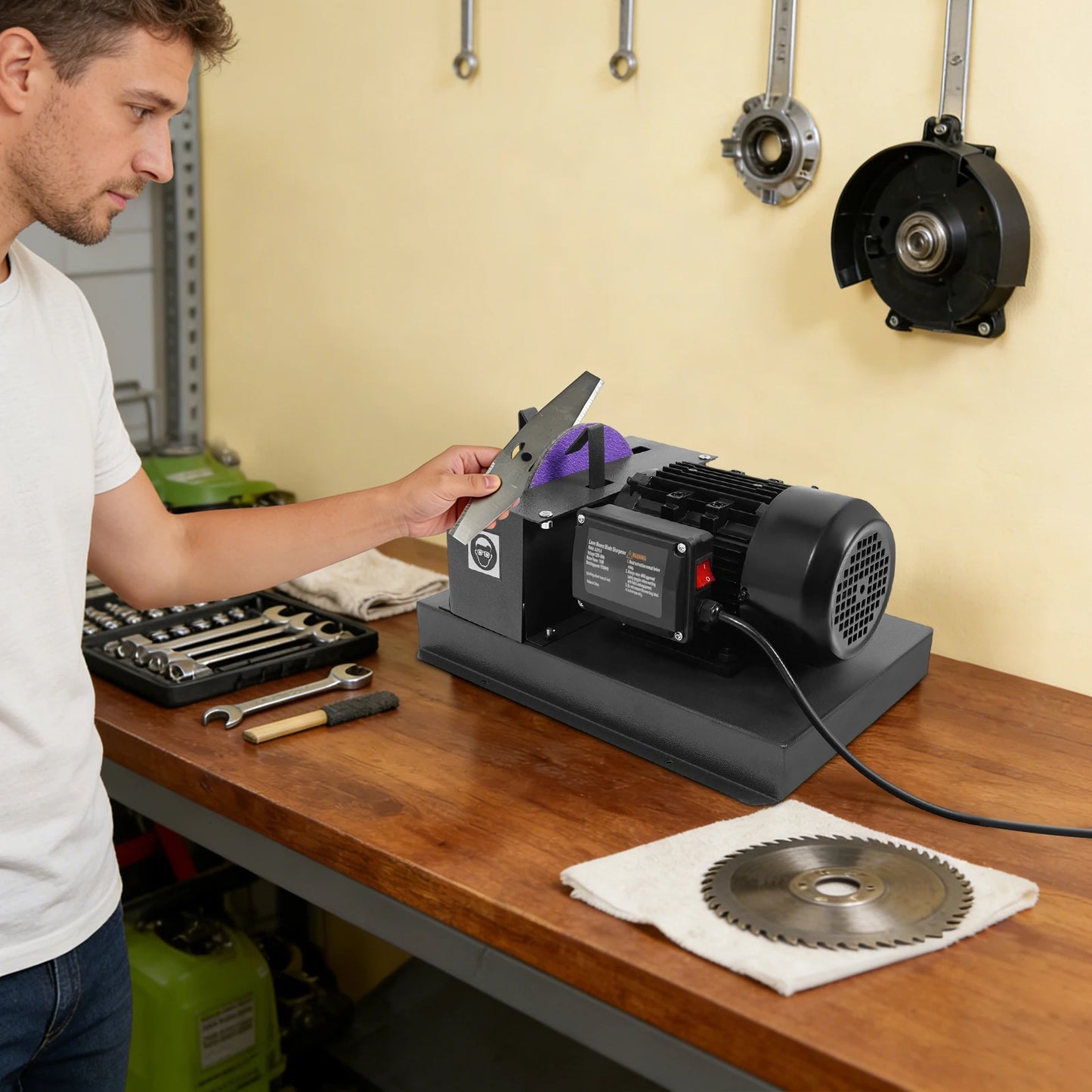 Lawn Mower Blade Sharpener/Electric