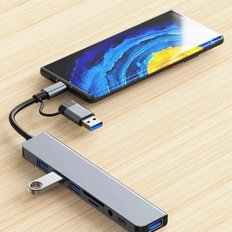 USB +Type C HUB Docking Station