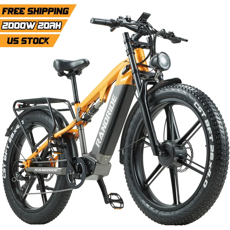 2000W Dual Motor All-Terrain E-Bike 48V